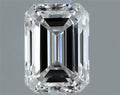 0.53ct Emerald Natural Diamond (Colour F, Clarity IF, GIA Certified)